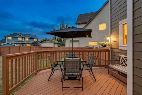53 Mahogany Point Se, Calgary, AB - Outdoor With Deck Patio Veranda With Exterior