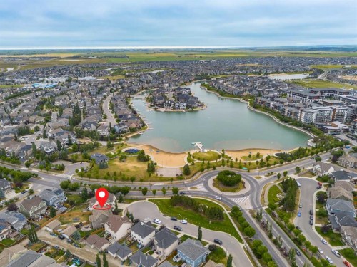 53 Mahogany Point Se, Calgary, AB - Outdoor With Body Of Water With View