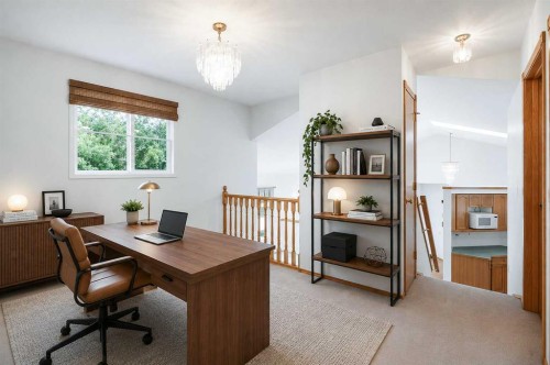 369 Hidden Valley Place Nw, Calgary, AB - Indoor Photo Showing Office