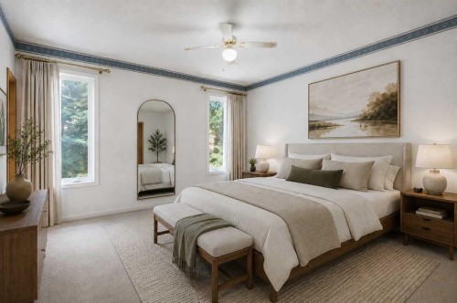 369 Hidden Valley Place Nw, Calgary, AB - Indoor Photo Showing Bedroom