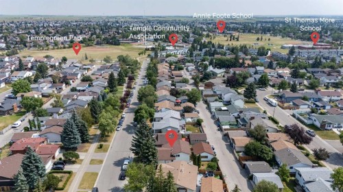 44 Templehill Drive Ne, Calgary, AB - Outdoor With View