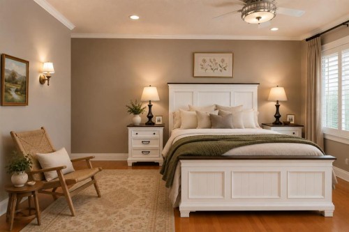 783 Lake Twintree Crescent Se, Calgary, AB - Indoor Photo Showing Bedroom