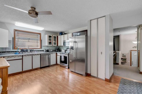 104 Falsby Way Ne, Calgary, AB - Indoor Photo Showing Kitchen With Stainless Steel Kitchen