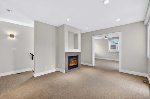 10-1717 27 Avenue Sw, Calgary, AB - Indoor With Fireplace