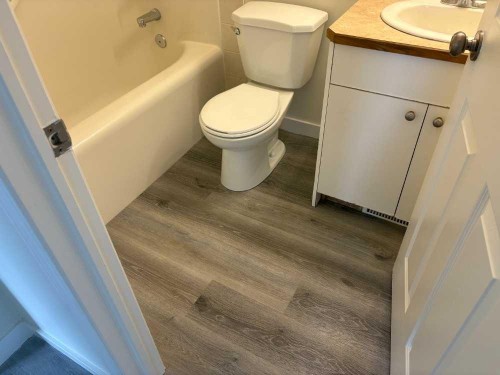 531 Stonegate Road Nw, Airdrie, AB - Indoor Photo Showing Bathroom