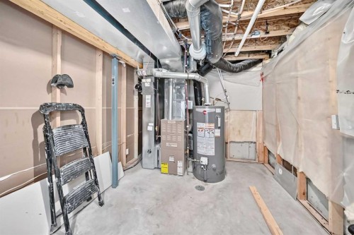 531 Stonegate Road Nw, Airdrie, AB - Indoor Photo Showing Basement