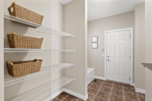 25 Masters Park Se, Calgary, AB - Indoor With Storage