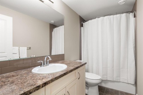 25 Masters Park Se, Calgary, AB - Indoor Photo Showing Bathroom