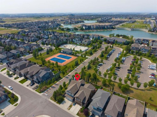 25 Masters Park Se, Calgary, AB - Outdoor With Body Of Water With View