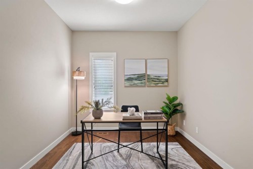 25 Masters Park Se, Calgary, AB - Indoor Photo Showing Dining Room