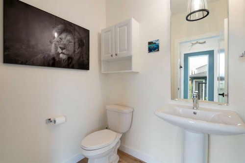 49 River Heights Drive, Cochrane, AB - Indoor Photo Showing Bathroom