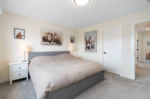 49 River Heights Drive, Cochrane, AB - Indoor Photo Showing Bedroom