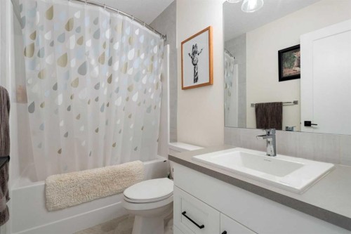 49 River Heights Drive, Cochrane, AB - Indoor Photo Showing Bathroom