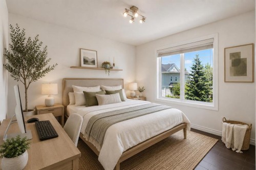 12 Chaparral Ridge Park Se, Calgary, AB - Indoor Photo Showing Bedroom