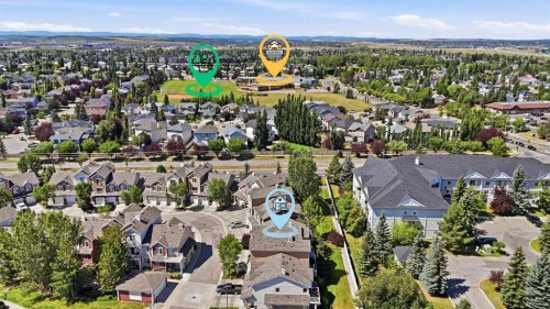 12 Chaparral Ridge Park Se, Calgary, AB - Outdoor With View