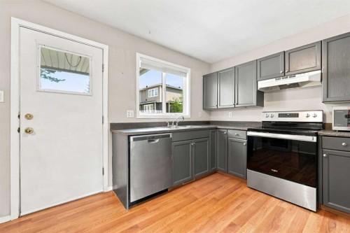 542 Regal Park Ne, Calgary, AB - Indoor Photo Showing Kitchen With Double Sink