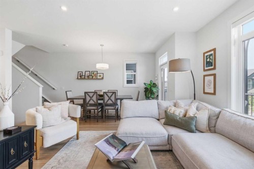 31 Seton Row Se, Calgary, AB - Indoor Photo Showing Living Room