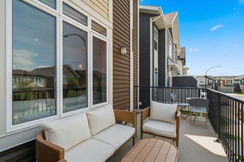 31 Seton Row Se, Calgary, AB - Outdoor With Deck Patio Veranda With Exterior