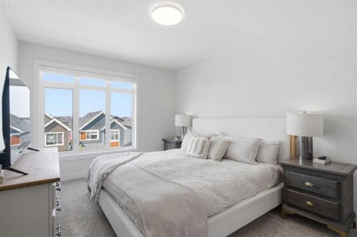 31 Seton Row Se, Calgary, AB - Indoor Photo Showing Bedroom