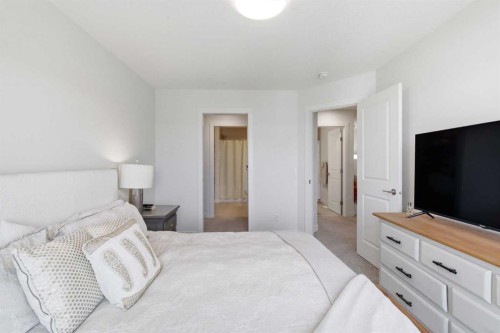 31 Seton Row Se, Calgary, AB - Indoor Photo Showing Bedroom