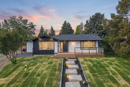 1303 87 Avenue Sw, Calgary, AB - Outdoor With Deck Patio Veranda
