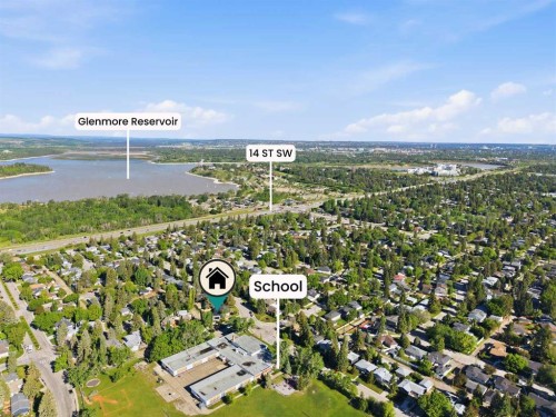 1303 87 Avenue Sw, Calgary, AB - Outdoor With View