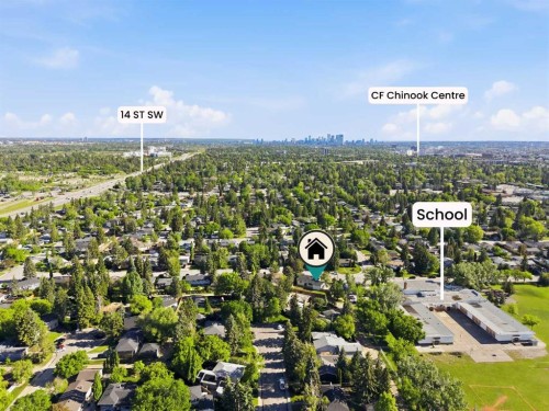 1303 87 Avenue Sw, Calgary, AB - Outdoor With View