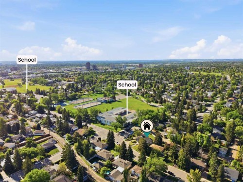 1303 87 Avenue Sw, Calgary, AB - Outdoor With View