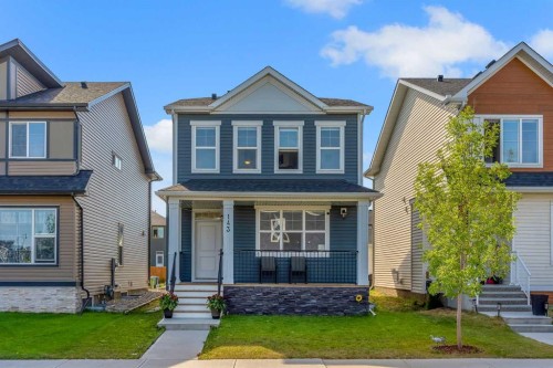 143 Dawson Harbour Hill, Chestermere, AB - Outdoor With Deck Patio Veranda With Facade