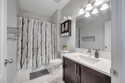 143 Dawson Harbour Hill, Chestermere, AB - Indoor Photo Showing Bathroom