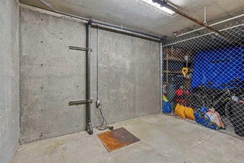 7207-304 Mackenzie Way Sw, Airdrie, AB - Indoor Photo Showing Garage