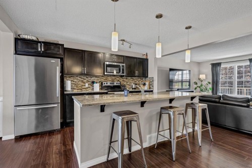 54 Autumn View Se, Calgary, AB - Indoor Photo Showing Kitchen With Stainless Steel Kitchen With Upgraded Kitchen