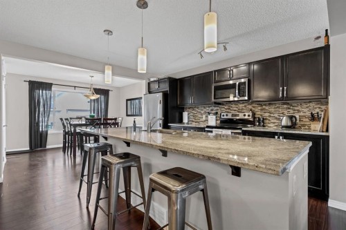 54 Autumn View Se, Calgary, AB - Indoor Photo Showing Kitchen With Stainless Steel Kitchen With Upgraded Kitchen