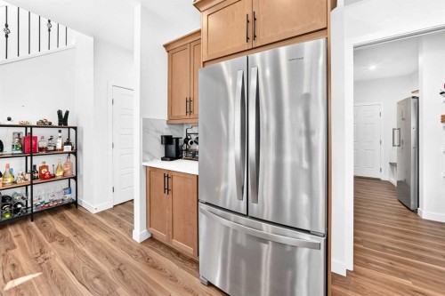 142 Lucas Terrace Nw, Calgary, AB - Indoor Photo Showing Kitchen With Stainless Steel Kitchen