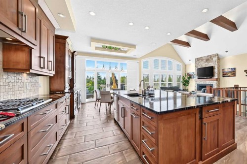 109 Waters Edge Drive, Heritage Pointe, AB - Indoor Photo Showing Kitchen With Upgraded Kitchen