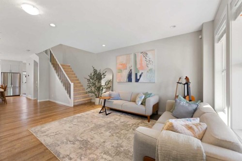 79 Legacy Glen Row Se, Calgary, AB - Indoor Photo Showing Living Room
