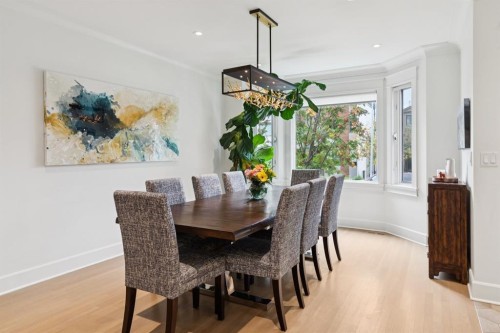 3605 2 Street Sw, Calgary, AB - Indoor Photo Showing Dining Room