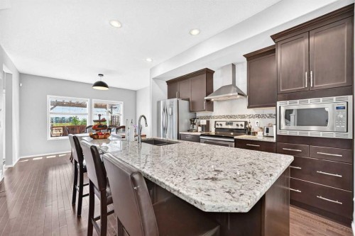 162 Cranford Common Se, Calgary, AB - Indoor Photo Showing Kitchen With Stainless Steel Kitchen With Upgraded Kitchen