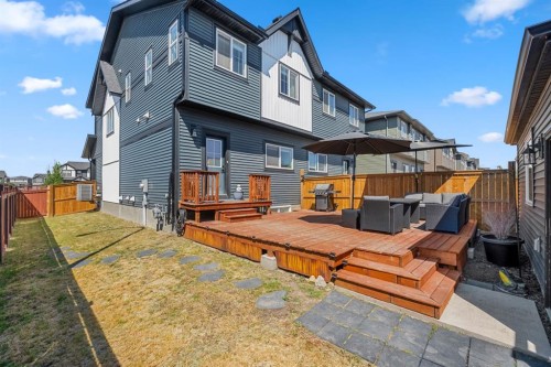 102 Midgrove Sw, Airdrie, AB - Outdoor With Deck Patio Veranda With Exterior