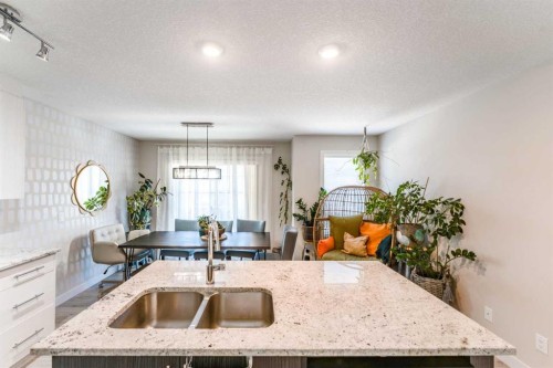 416 Sage Hill Grove Nw, Calgary, AB - Indoor Photo Showing Kitchen With Double Sink With Upgraded Kitchen