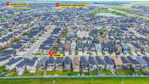 396 Skyview Shores Manor Ne, Calgary, AB - Outdoor With View