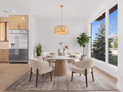 5014 22 Street, Calgary, AB - Indoor Photo Showing Dining Room