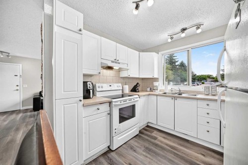 33-175 Manora Place, Calgary, AB - Indoor Photo Showing Kitchen With Double Sink