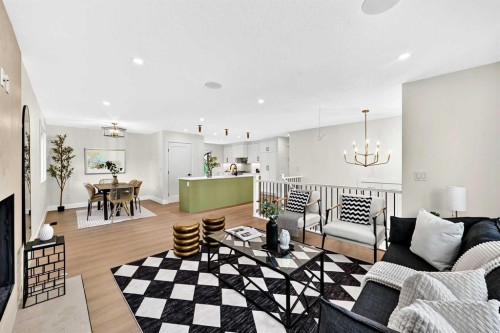 307 Silverthorn Way Nw, Calgary, AB - Indoor Photo Showing Living Room