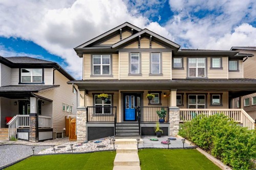 110 Skyview Ranch Manor Ne, Calgary, AB - Outdoor With Deck Patio Veranda With Facade