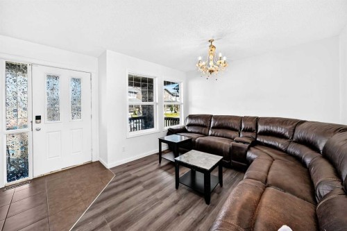 55 Skyview Ranch Lane Ne, Calgary, AB - Indoor Photo Showing Living Room