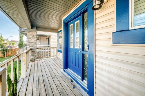 55 Skyview Ranch Lane Ne, Calgary, AB - Outdoor With Deck Patio Veranda With Exterior