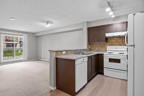 9216-70 Panamount Drive Nw, Calgary, AB - Indoor Photo Showing Kitchen With Double Sink