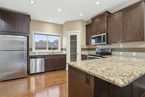 37 Nolanfield Manor Nw, Calgary, AB - Indoor Photo Showing Kitchen With Upgraded Kitchen
