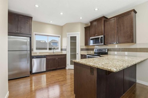 37 Nolanfield Manor Nw, Calgary, AB - Indoor Photo Showing Kitchen With Upgraded Kitchen